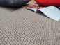 Preview: Flachgewebe Teppich braun mit Vlies