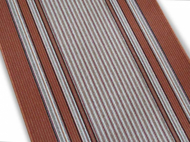 Emma Teppichläufer in der Farbe 25 terra, 80 cm breit