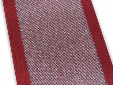 Porto Teppichläufer rot Fb. 23. In 3 unterschiedlichen Breiten. 67, 80, und 100 cm