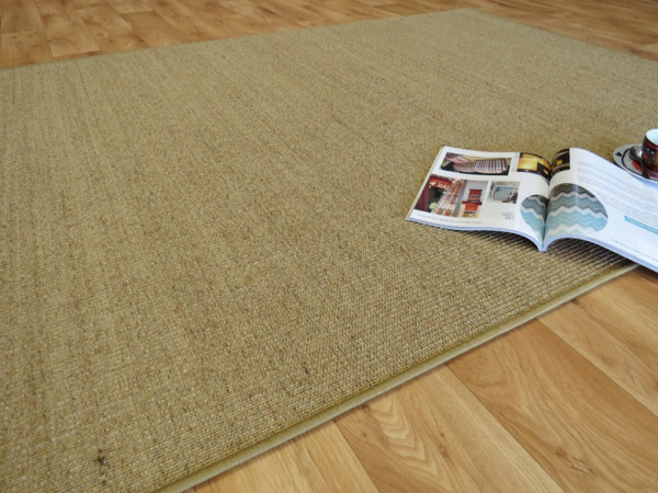 Sisal Teppich Natur gekettelt