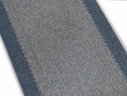 Porto Teppichläufer blau. Lieferbar in 67 cm und 80 cm breite.